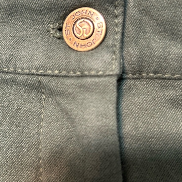 St. John Olive Green Pants - Picture 7 of 8